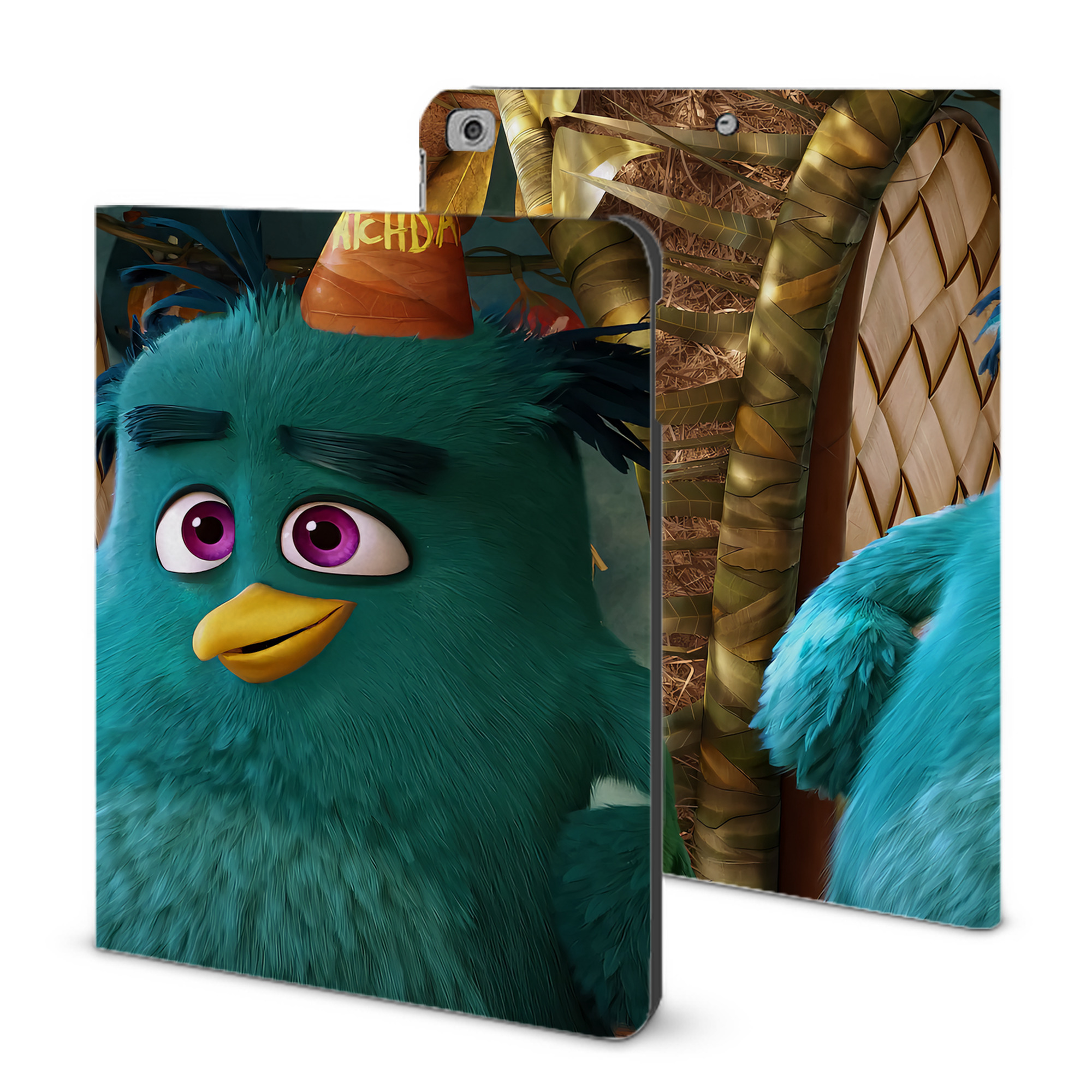 （画像用） Angry Birds アングリーバード IPad ケース ブック型 PUレザー TPU 耐衝撃 軽量 薄型 ペン収納なし 全面保護 IPad 各モデル対応